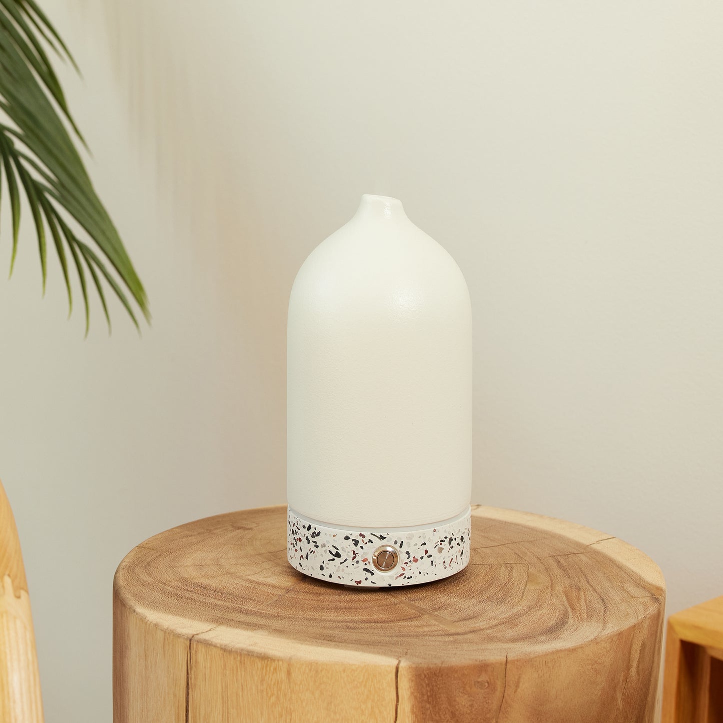 Pure Aroma Diffuser Ceramic & Terrazzo - White