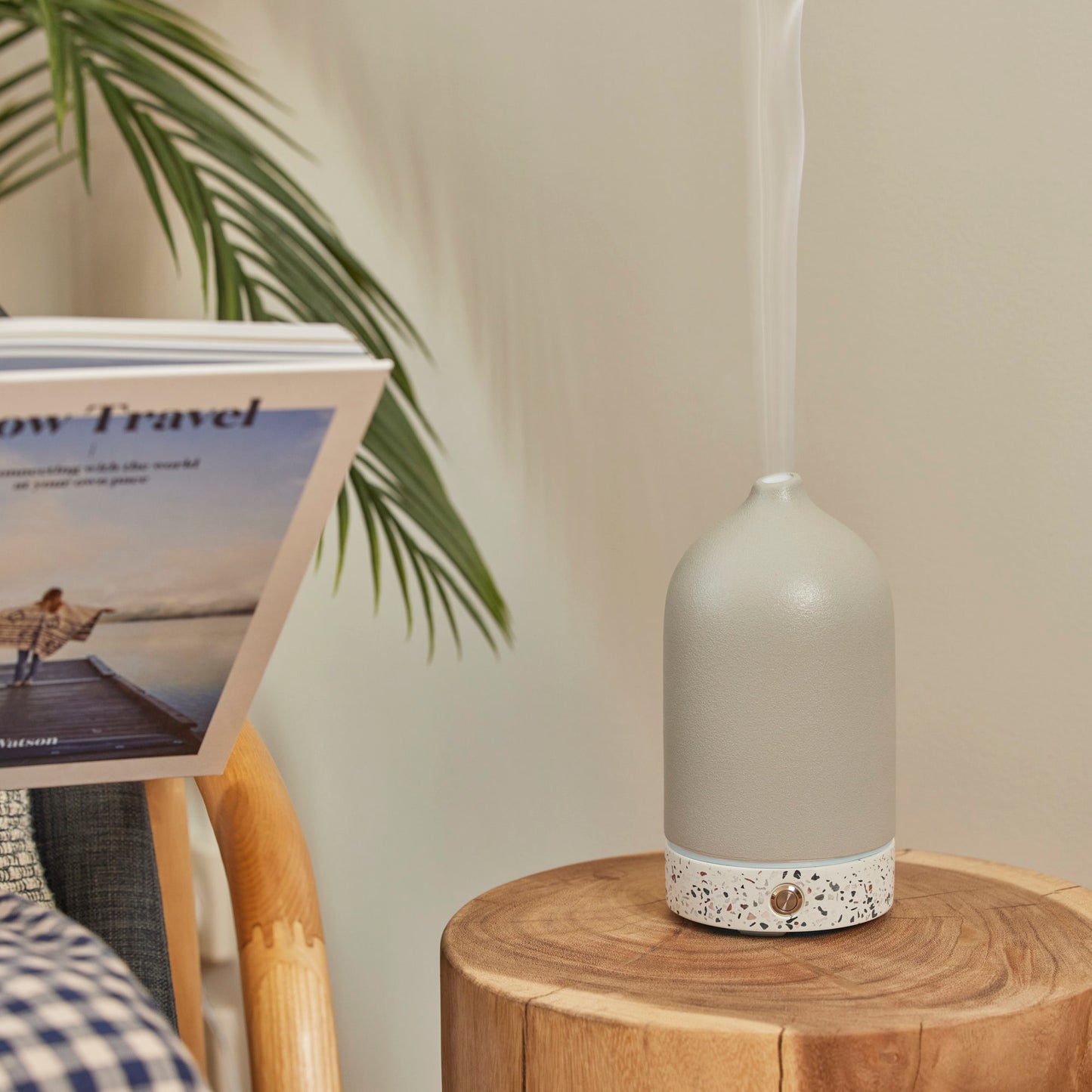 Pure Aroma Diffuser Ceramic & Terrazzo - Grey