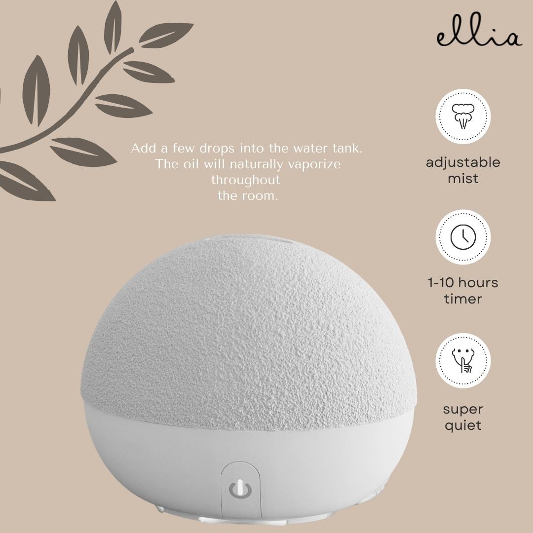 Ellia Stone Aroma Ceramic Diffuser - Taupe